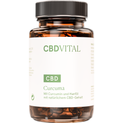 CBD Curcuma - CBD Ölkapseln mit Curcuma