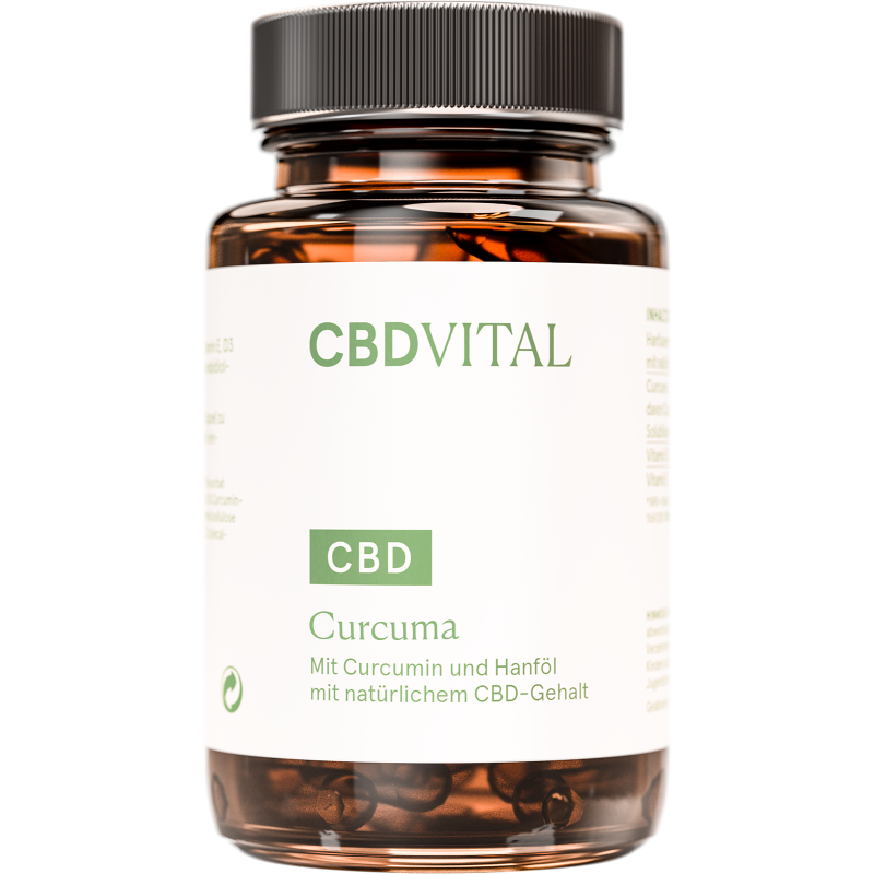 CBD Curcuma - CBD Ölkapseln mit Curcuma