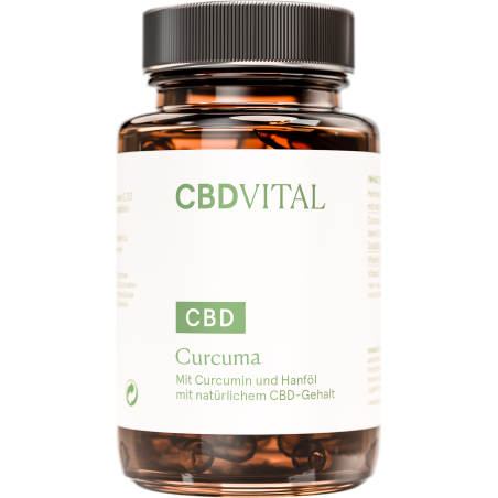 CBD Curcuma - CBD Ölkapseln mit Curcuma